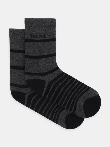 Nogavice z mešanico kašmirja MM GERSA siva