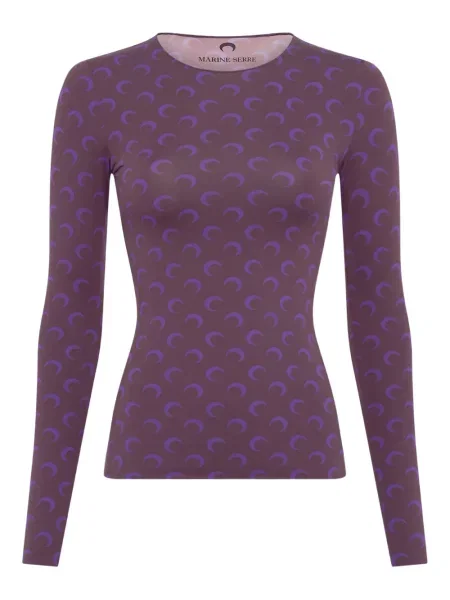 Tricou Marine Serre lung violet