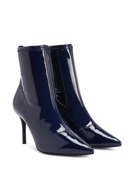 Cizme scurte Giuseppe Zanotti din piele albastru