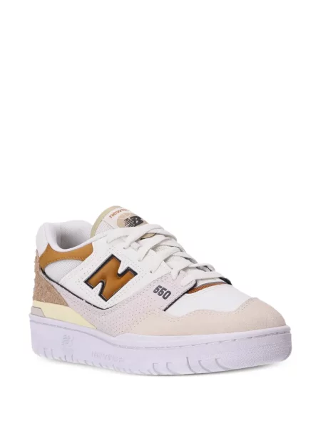 Iš natūralios odos sportbačiai New Balance 550 balta