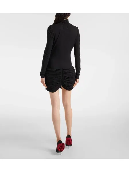 Rochie Magda Butrym de mătase negru