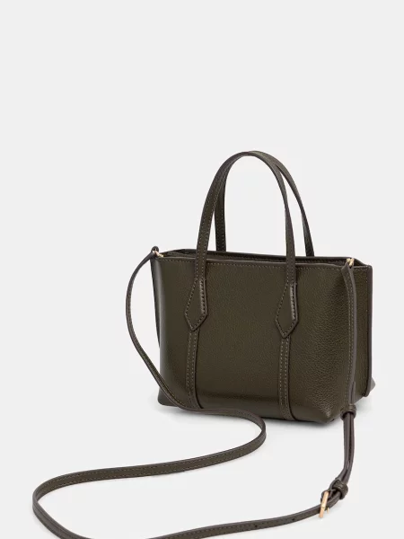 Кожаная сумка шоппер Tory Burch