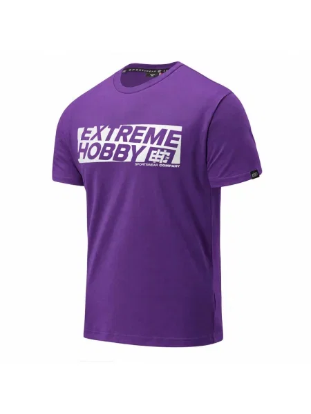 T-shirt koszulka EXTREME HOBBY BLOCK fioletowa