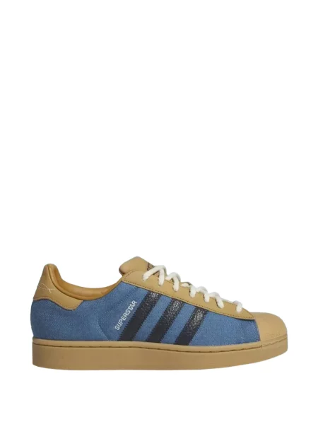 Prugaste tenisice Adidas Superstar s vezicama s čipkom plava