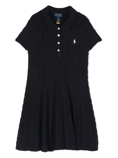 Sukienka dziecięca Polo Ralph Lauren niebieska