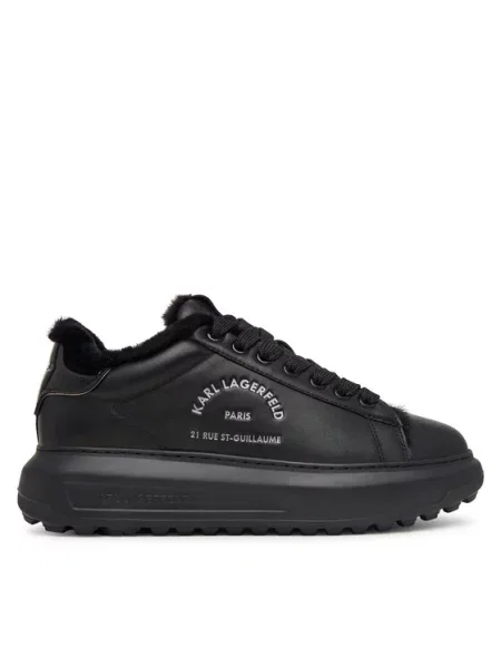 KARL LAGERFELD Sneakers Kapri Lug negru