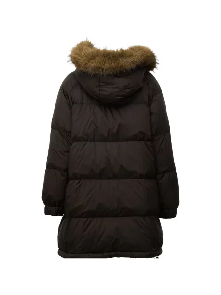 Palton de blană Weekend Max Mara cu blană maro