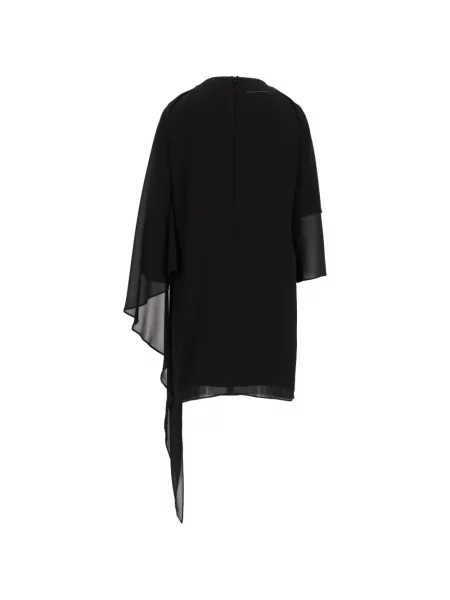 Rochie mini Mm6 Maison Margiela asimetrică negru