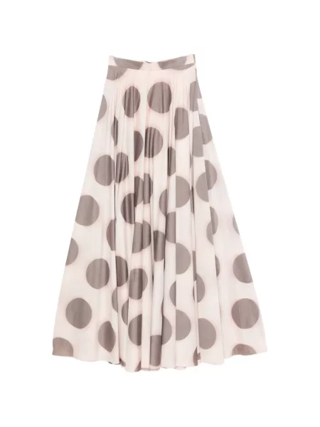 Fusta maxi Camilla cu buline roz
