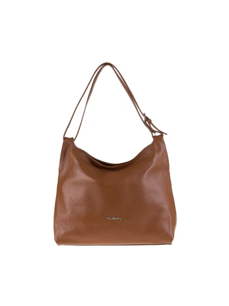 Torebka hobo Pierre Cardin brązowa