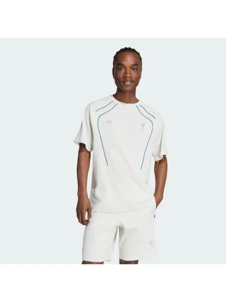 ADIDAS ORIGINALS Tričko LFC světle / petrolejová šedá