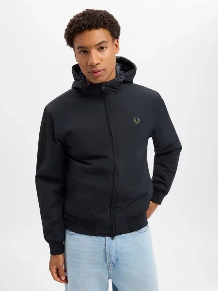 Fred Perry Bluza Brentham Mężczyźni S czarny