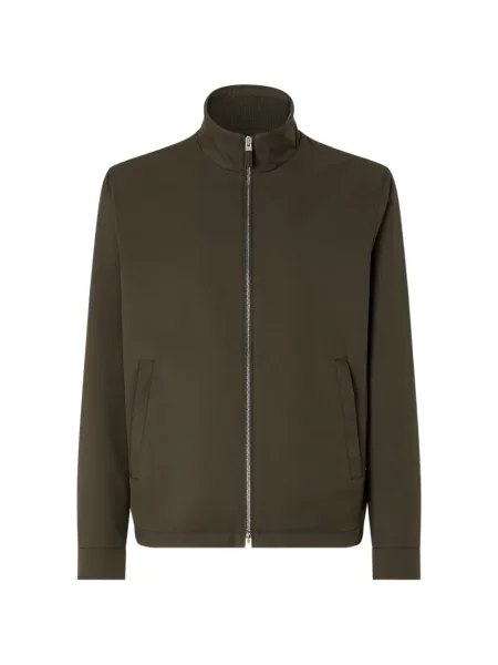 Geacă Zegna din microfibră verde
