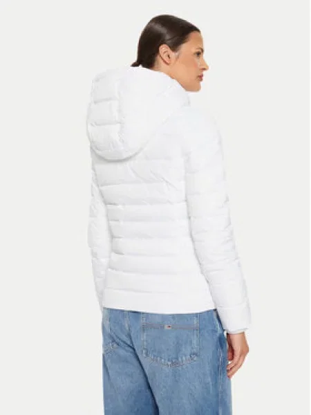 Tommy Jeans Žieminė striukė Basic balta