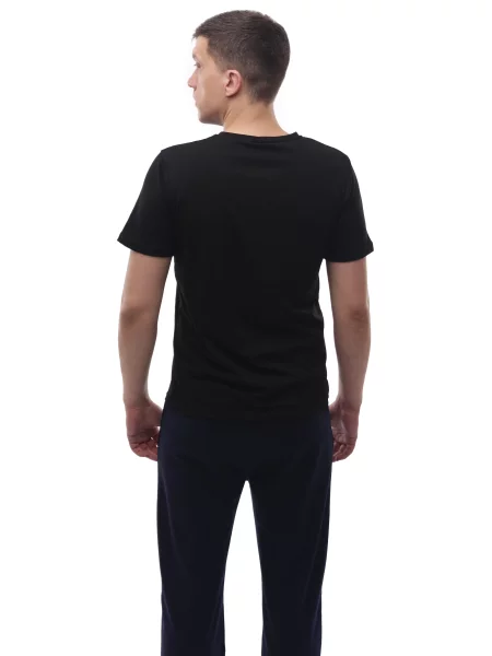 Футболка STREAM віскоза/поліестер чорний
