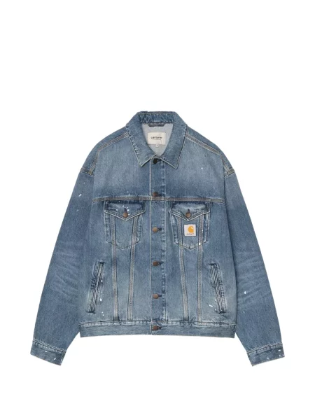 Geacă de blugi Carhartt Wip albastru