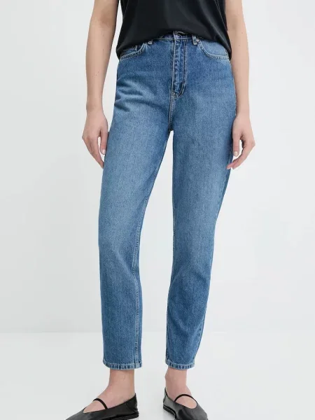 Answear Lab jeansy granatowy