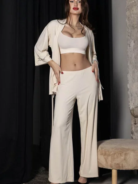 Піжама Totalfit бежева