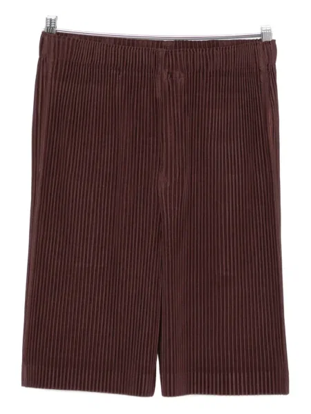 Плисирани шорти Homme Plissé Issey Miyake кафяво