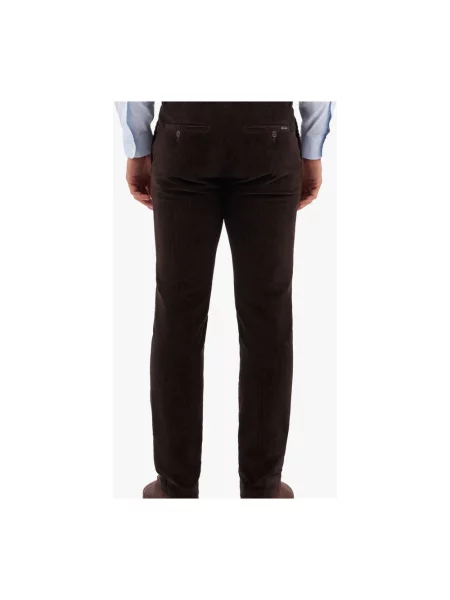 Spodnie Brooks Brothers sztruksowe brązowe