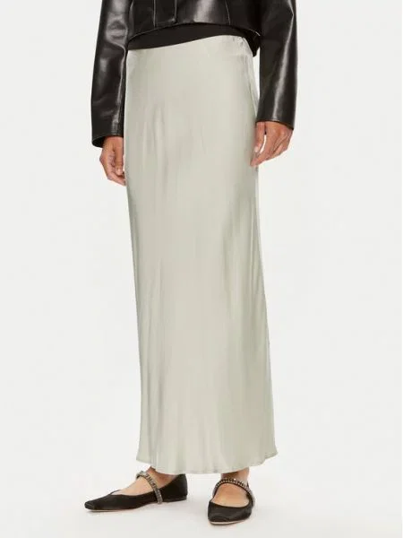 Midi suknja Clea TT siva