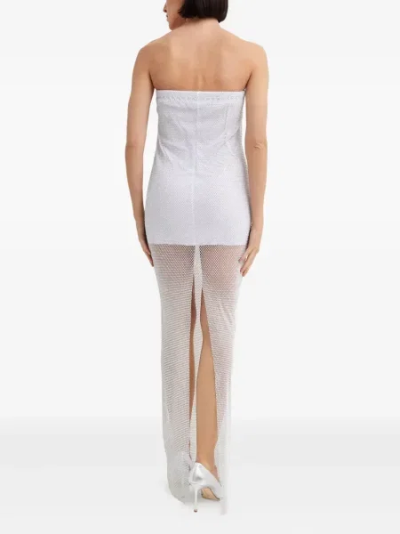Rochie maxi Santa Brands plasă de costum alb