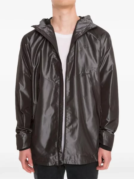 Trčanje majica s kapuljačom Nike od velura visoki struk crna