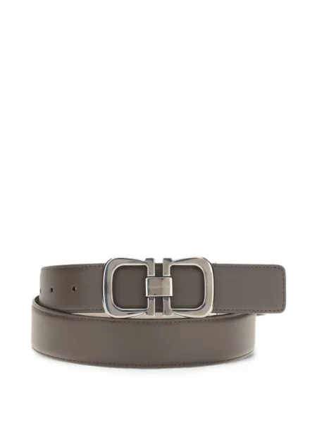 Cu centură reversibil curea Ferragamo negru