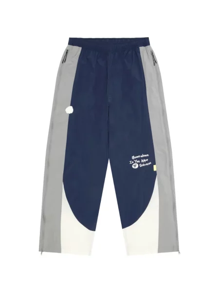 Pantaloni Aape By A Bathing Ape alergare albastru