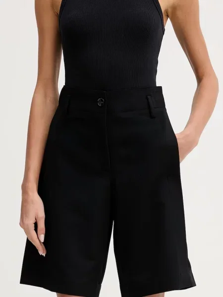 Sisley bermudy czarne