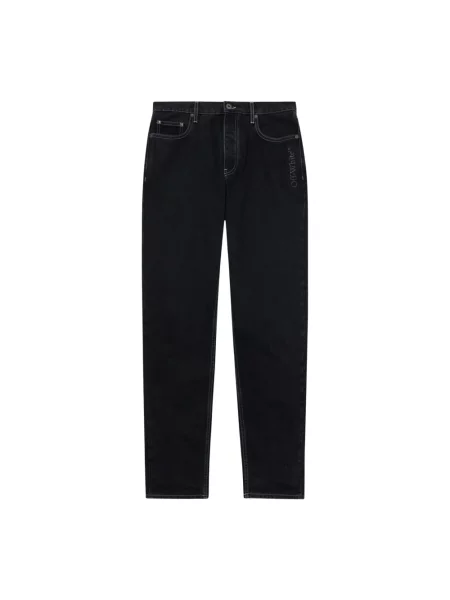 Jeansy straight leg Off-white białe