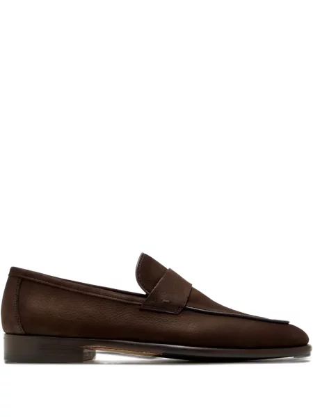 Pantofi loafer Magnanni din piele maro