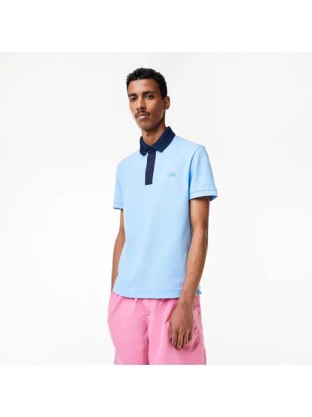 Lacoste поло чоловіче Smart Paris блакитне