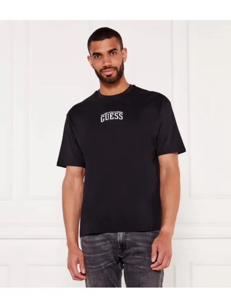 GUESS Tricou MIRROR negru