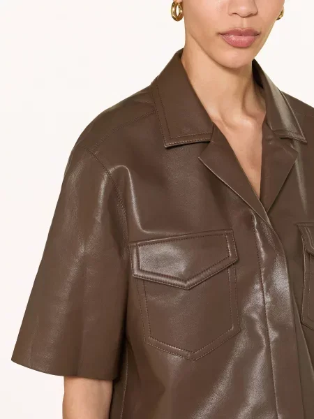 Top Nanushka skórzany