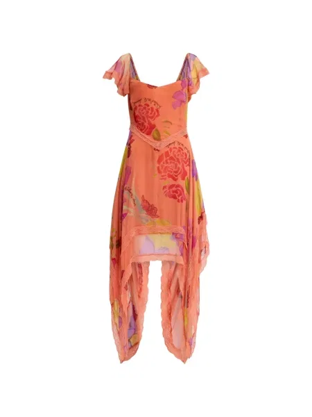 Rochie mini Donde Esteban portocaliu