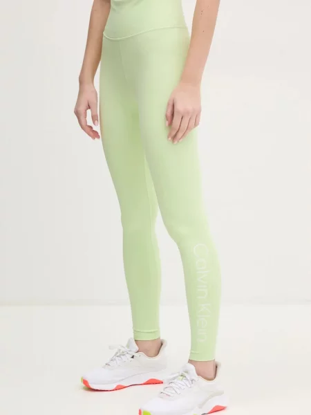 Calvin Klein Performance sportovní legíny zelené