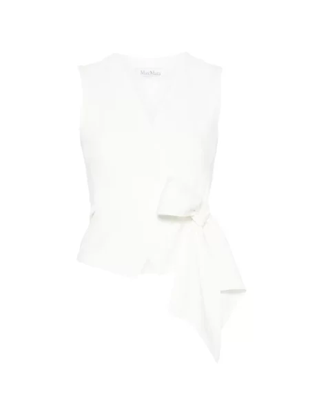 Decupat vestă Max Mara alb