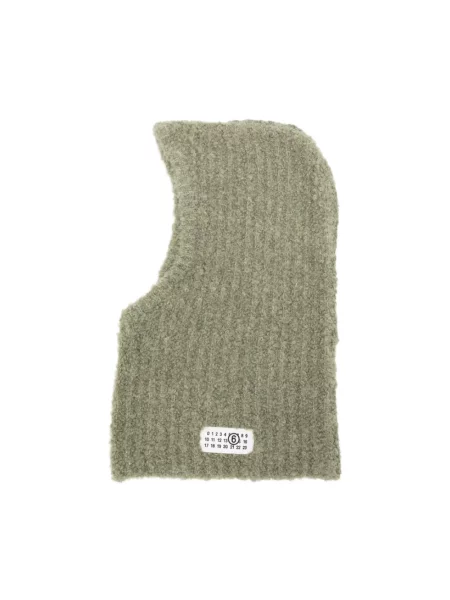 Czapka Mm6 Maison Margiela wełniana zielona