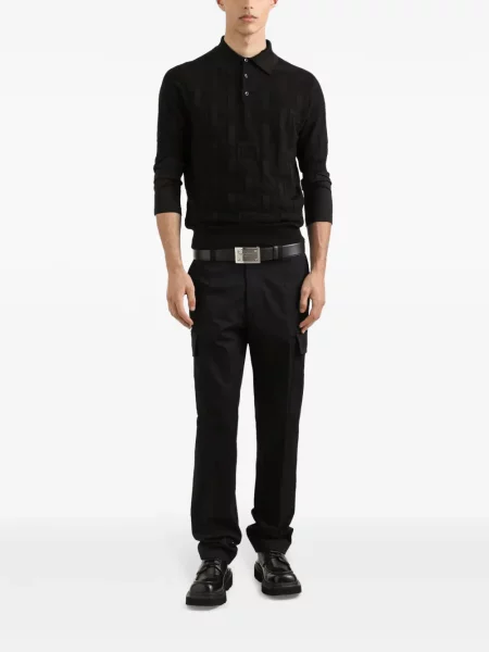 Polo Dolce & Gabbana din jacard negru