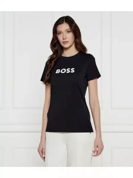 BOSS ORANGE Tricou negru