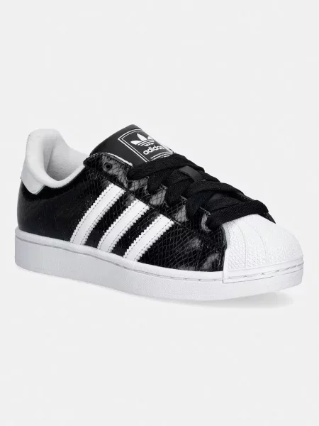 Adidas Originals Superstar II sneakers dámske kožené čierna