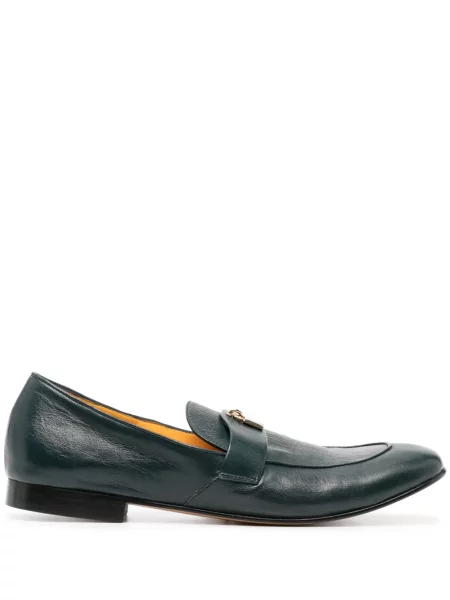 Pantofi loafer Madison.maison din piele verde