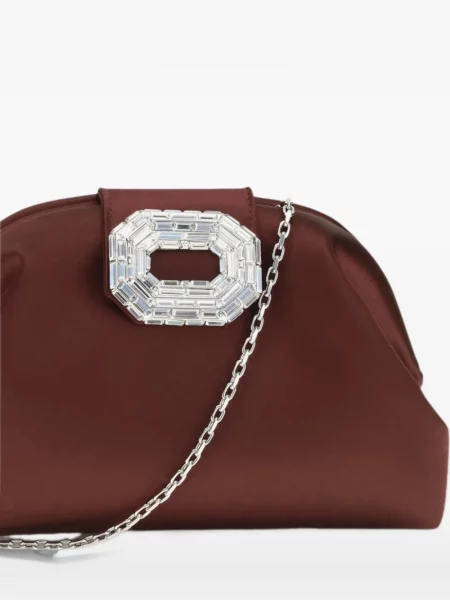 Clutch torbica Amina Muaddi crvena