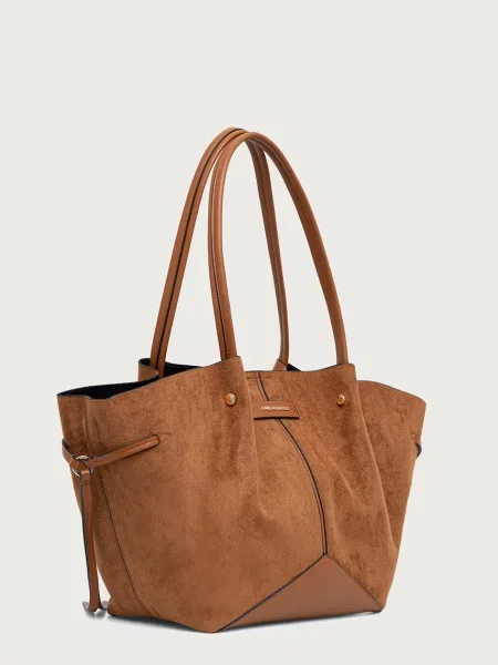 Karl Lagerfeld kabelka typu shopper dámska K/PIERCED hnedá