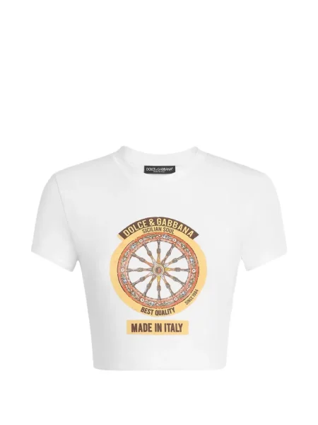 Tričko Dolce & Gabbana jersey bílé