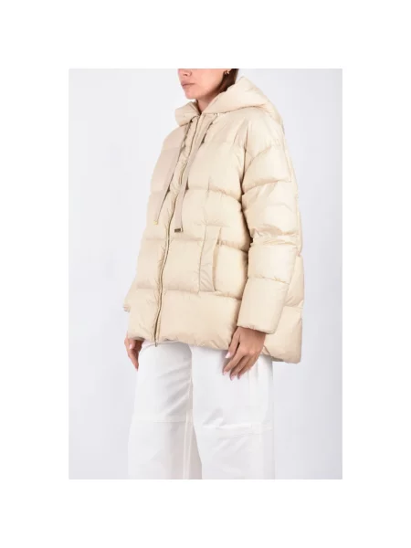 Kurtka puchowa Max Mara beżowa