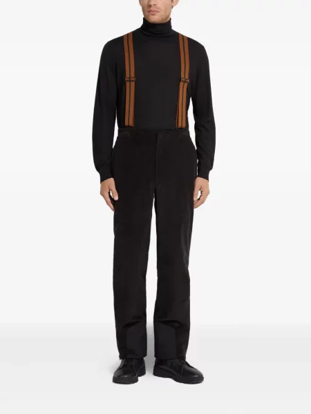 Pantaloni de schi Zegna negru