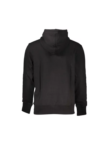 Bluza z kapturem Calvin Klein z kapturem elegancka czarna