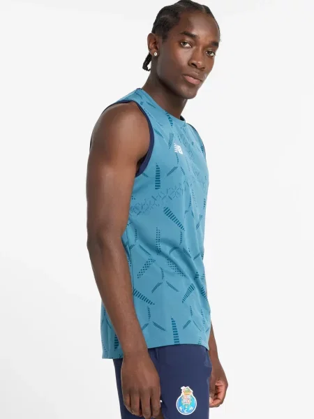 Майка спортивна футболка New Balance синя